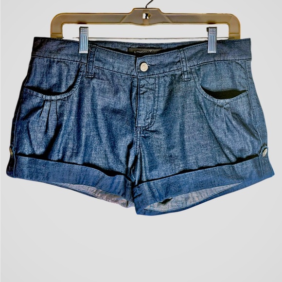 LONDONJEAN Pants - LONDONJEAN Dark Blue Jean Shorts